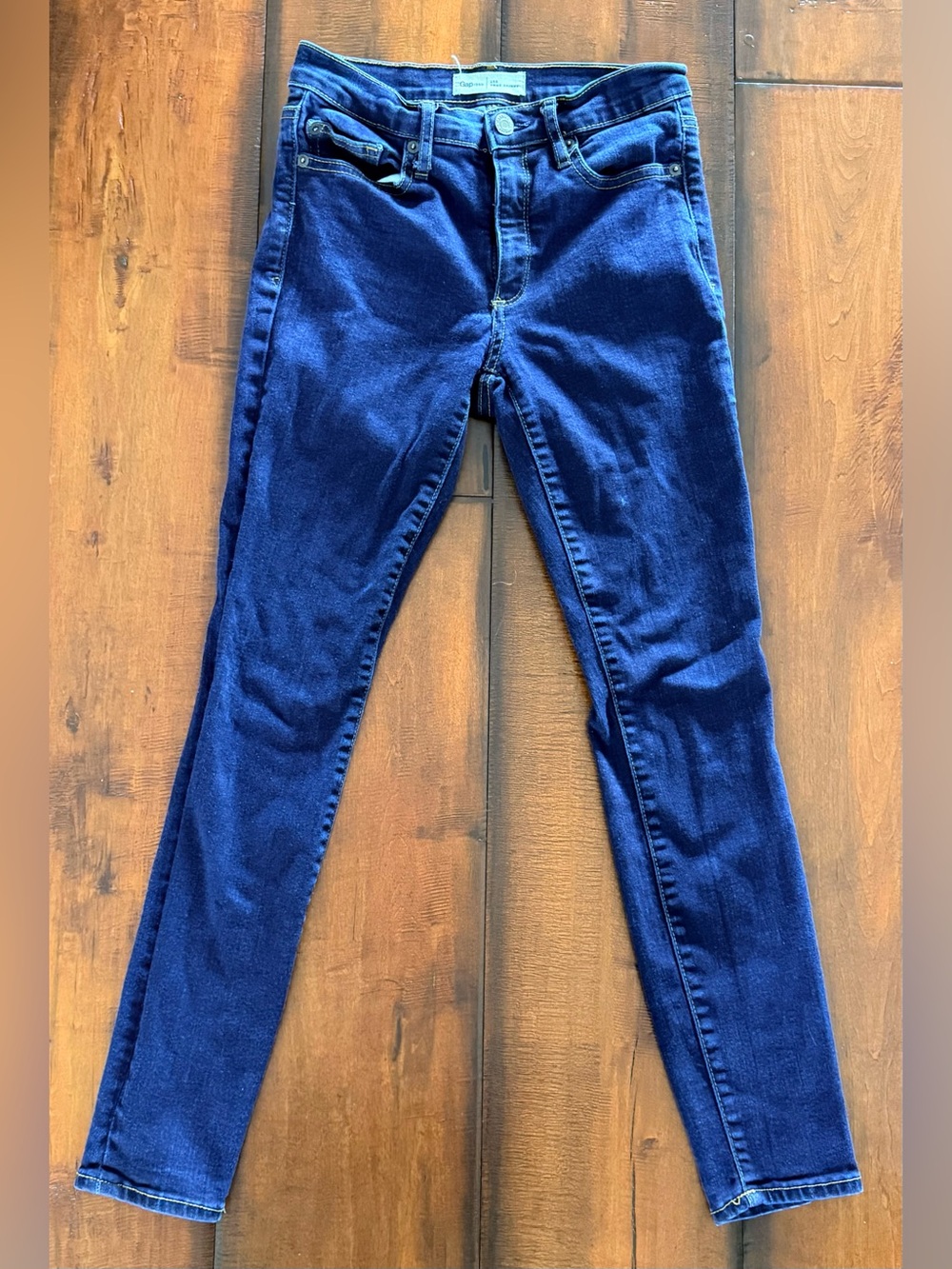 GAP Women's Skinny Jeans in Deep Indigo Blue
